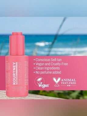 Kourtney Keller Clear Self-Tan Drops - Gradual To Extra Dark